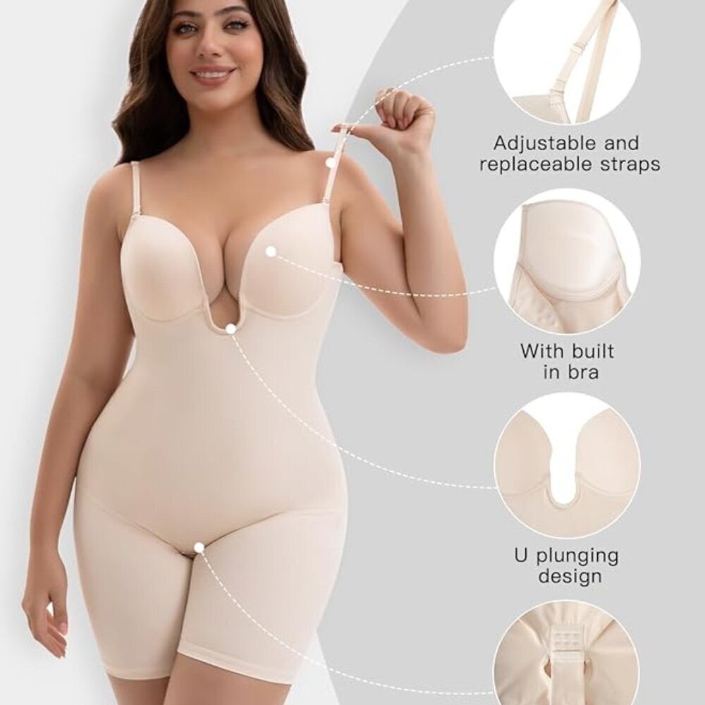 Backless Shapewear Bodysuit